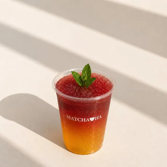 Iced mojito with fresh mint